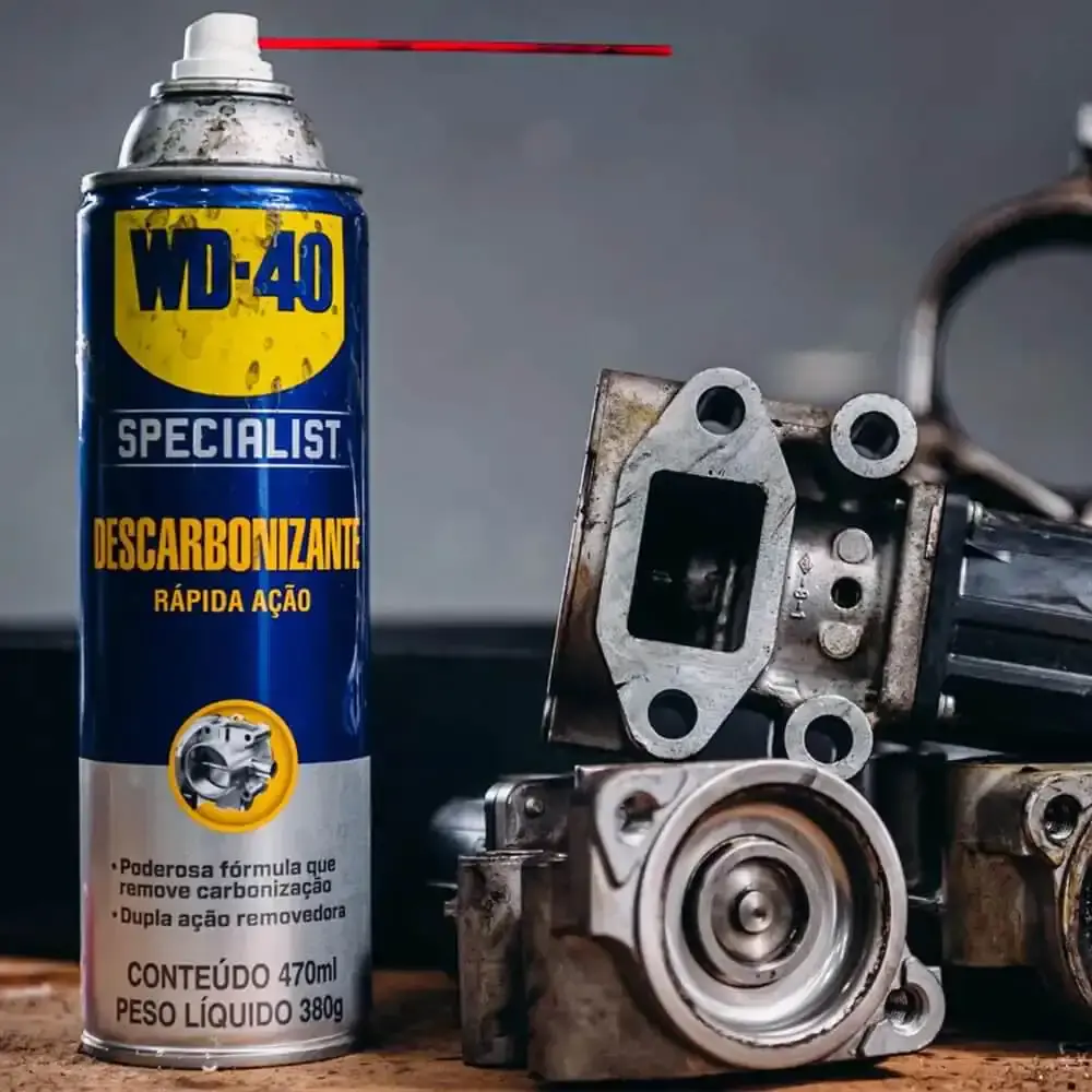 Descarbonizante aerossol de peças e motores 470 ML specialist Wd-40 — fotografia 4