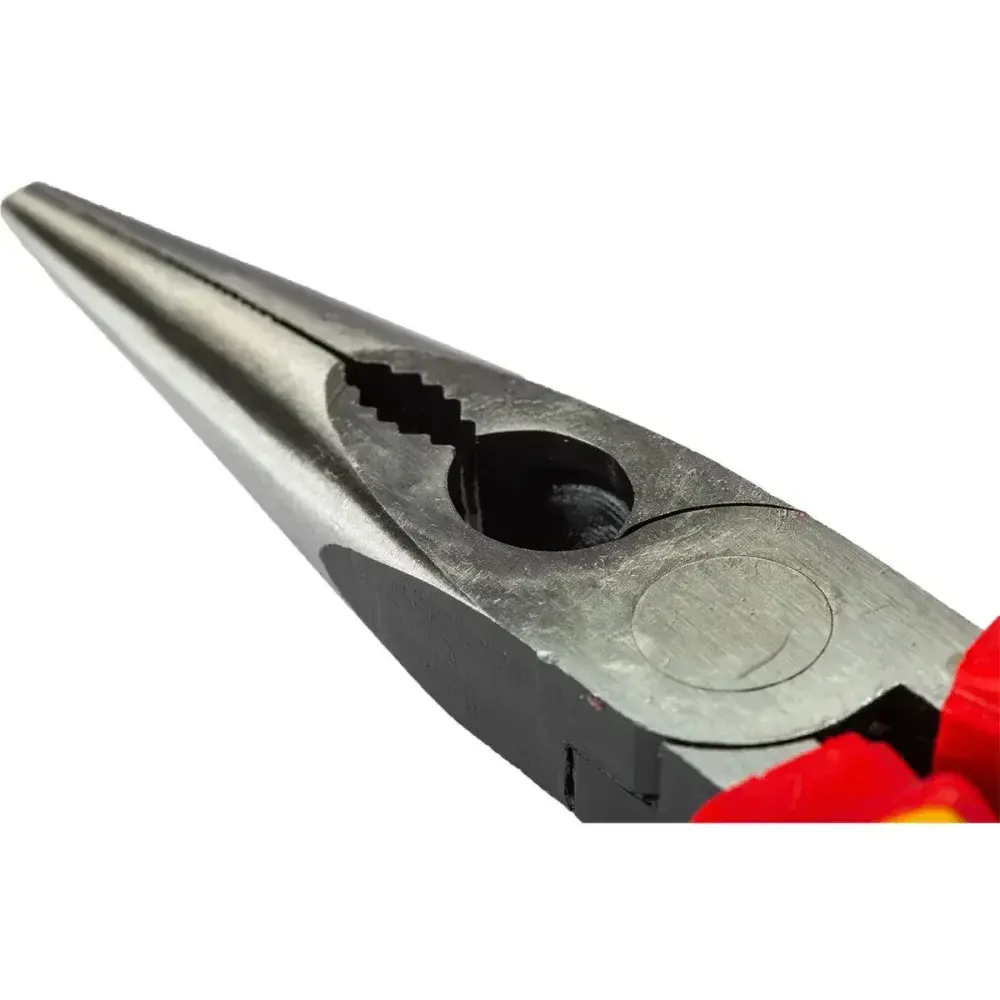 Alicate meia cana longo isolado vde 6” Sata — fotografia 12