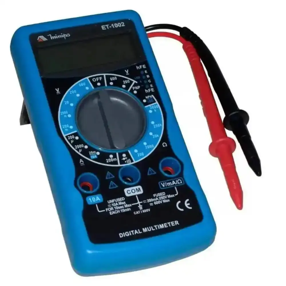 Kit alicate amperímetro digital ET-3200 e multímetro digital ET-1002 Minipa — fotografia 4