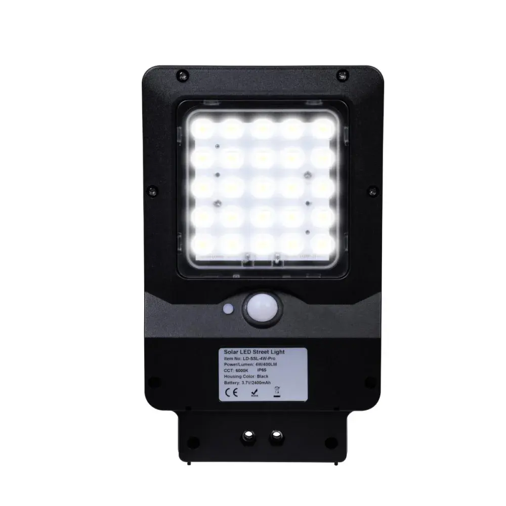 Luminária solar integrada com 25 leds 400LM 4W 6500K Liege — fotografia 4