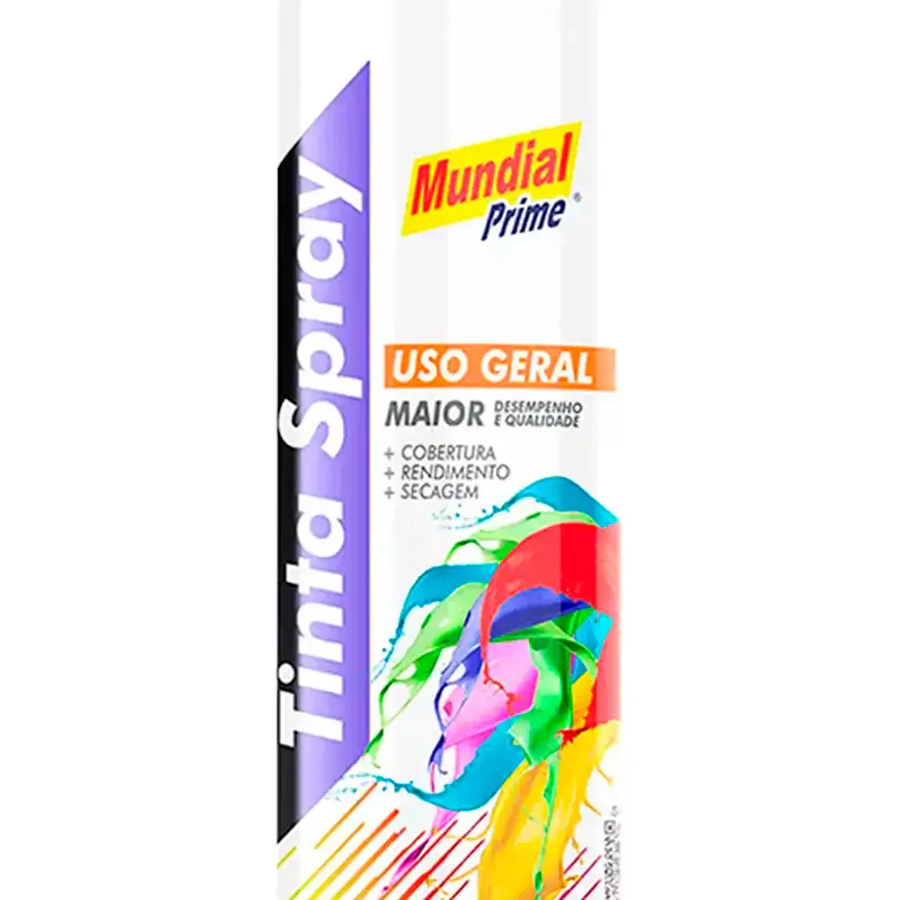 Tinta spray 400ML rosa 02 uni mundial prime — fotografia 3