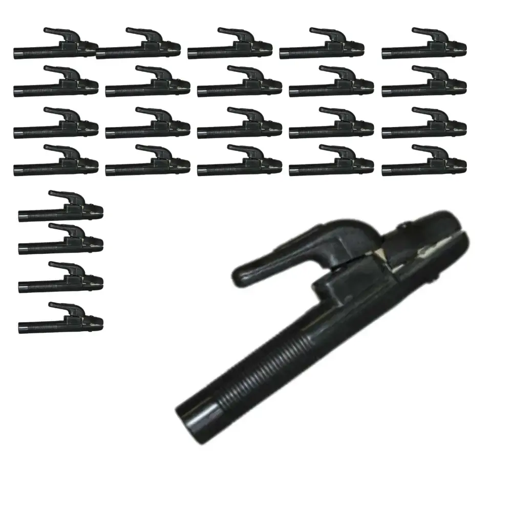 Kit 25 porta eletrodos 400 ampéres A400 Carbografite — fotografia de referência