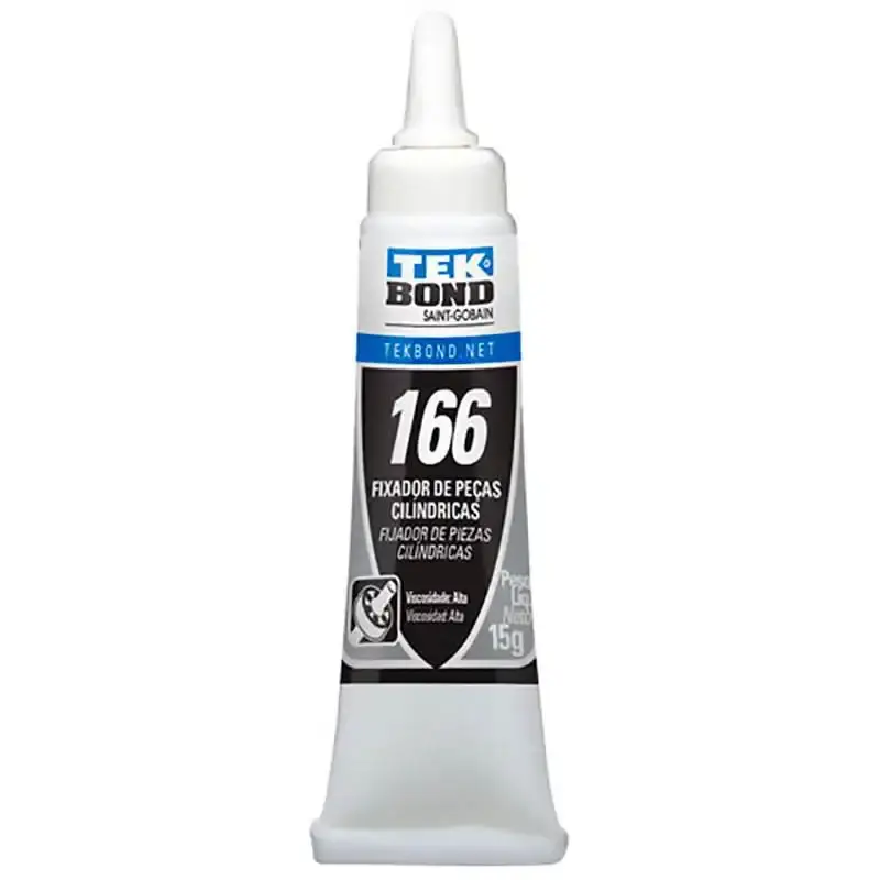 Cola 166 fixador de rolamento 15 GR cinza 10201001500 Tekbond — fotografia de referência
