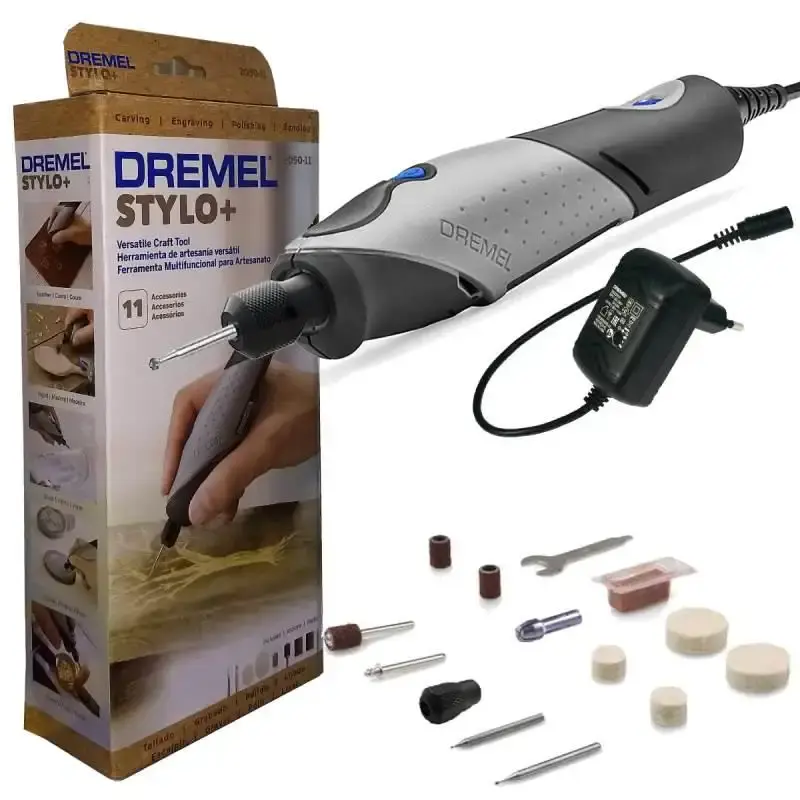 Micro retífica elétrica stylo+ bivolt com 11 acessórios 2050-11 Dremel — fotografia 6