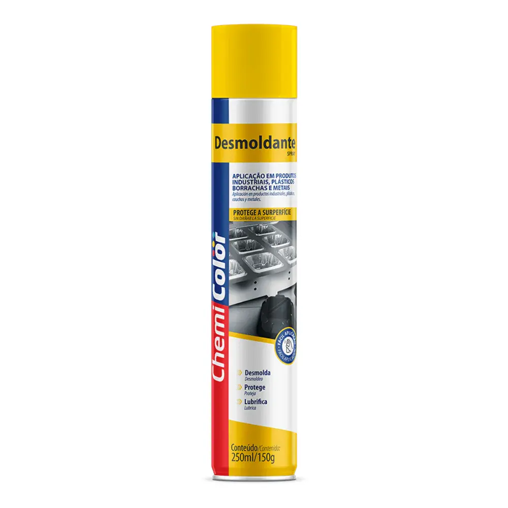 Desmoldante spray 250ML/150G com silicone da Chemicolor