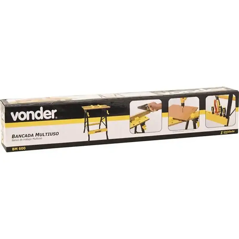 Bancada de ferramentas portátil multifuncional BM 600 Vonder — fotografia 4