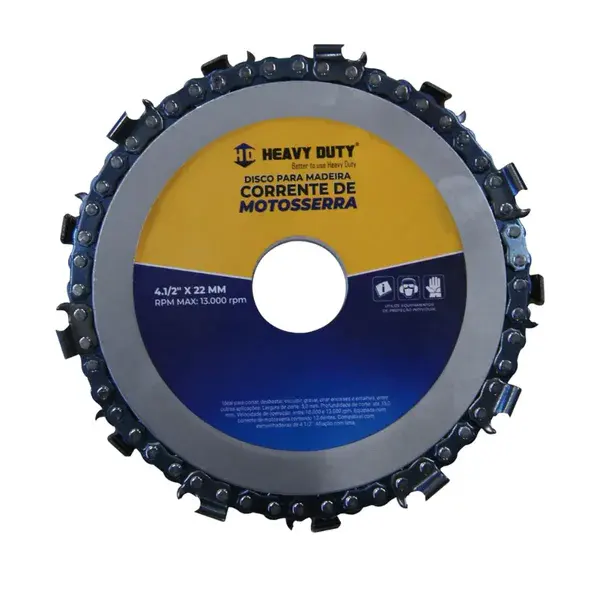 Disco corrente motoserra 22MM - heavy duty