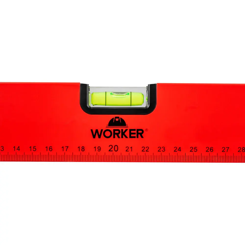 Nível alumínio tipo box 16 400MM 3 bolhas da Worker — fotografia 6