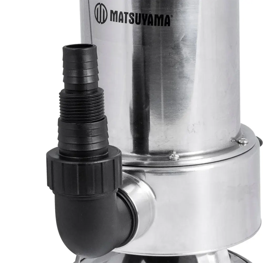 Bomba submersível inox motor 1HP 750W 220V Matsuyama — fotografia 3