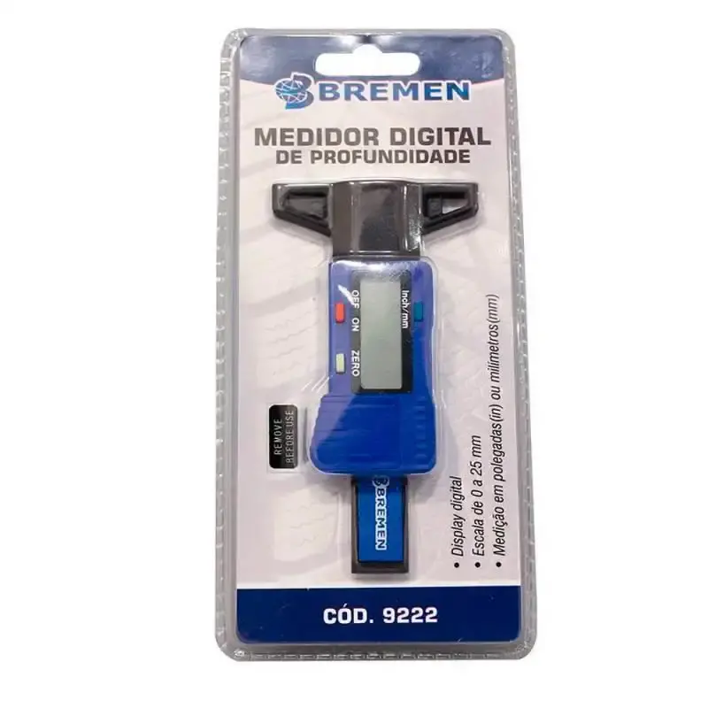 Medidor digital de profundidade para pneus 0-25.4MM 9222 Bremen — fotografia 4