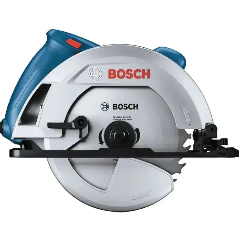 Serra circular 184MM 1300W GKS 130 com disco e estojo brocas e pontas 33 peças Bosch 110 V — fotografia 12