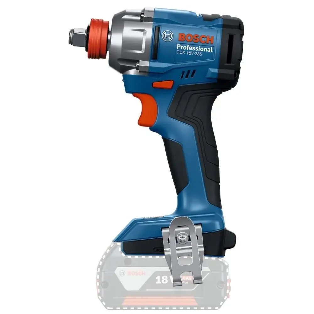 Chave de impacto 18V 1/2 POL 285 nm GDX 18V-285 com 2 baterias e maleta Bosch — fotografia 3