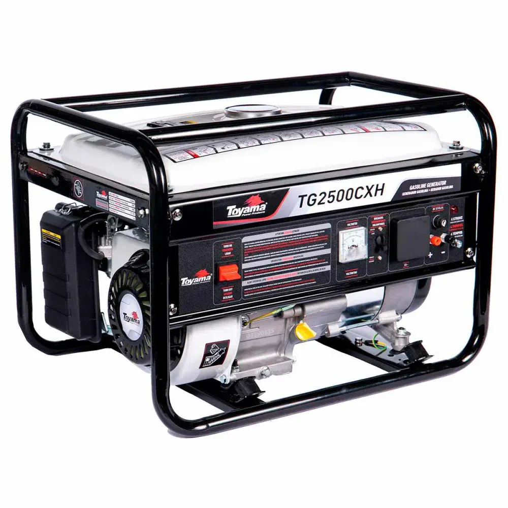 Gerador de energia a gasolina 163CC 2.2 kva mono Toyama — fotografia de referência