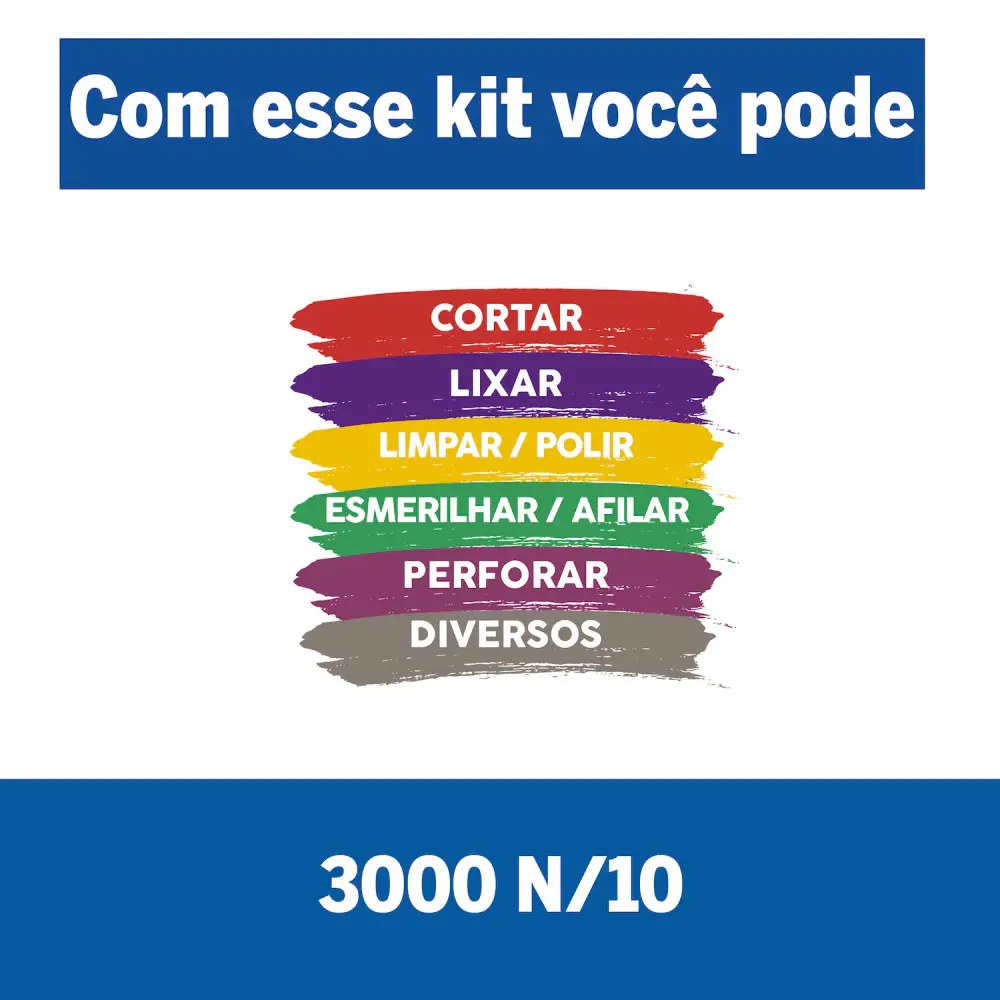 Micro retífica 3000 com 10 acessórios Dremel 110 V — fotografia 5