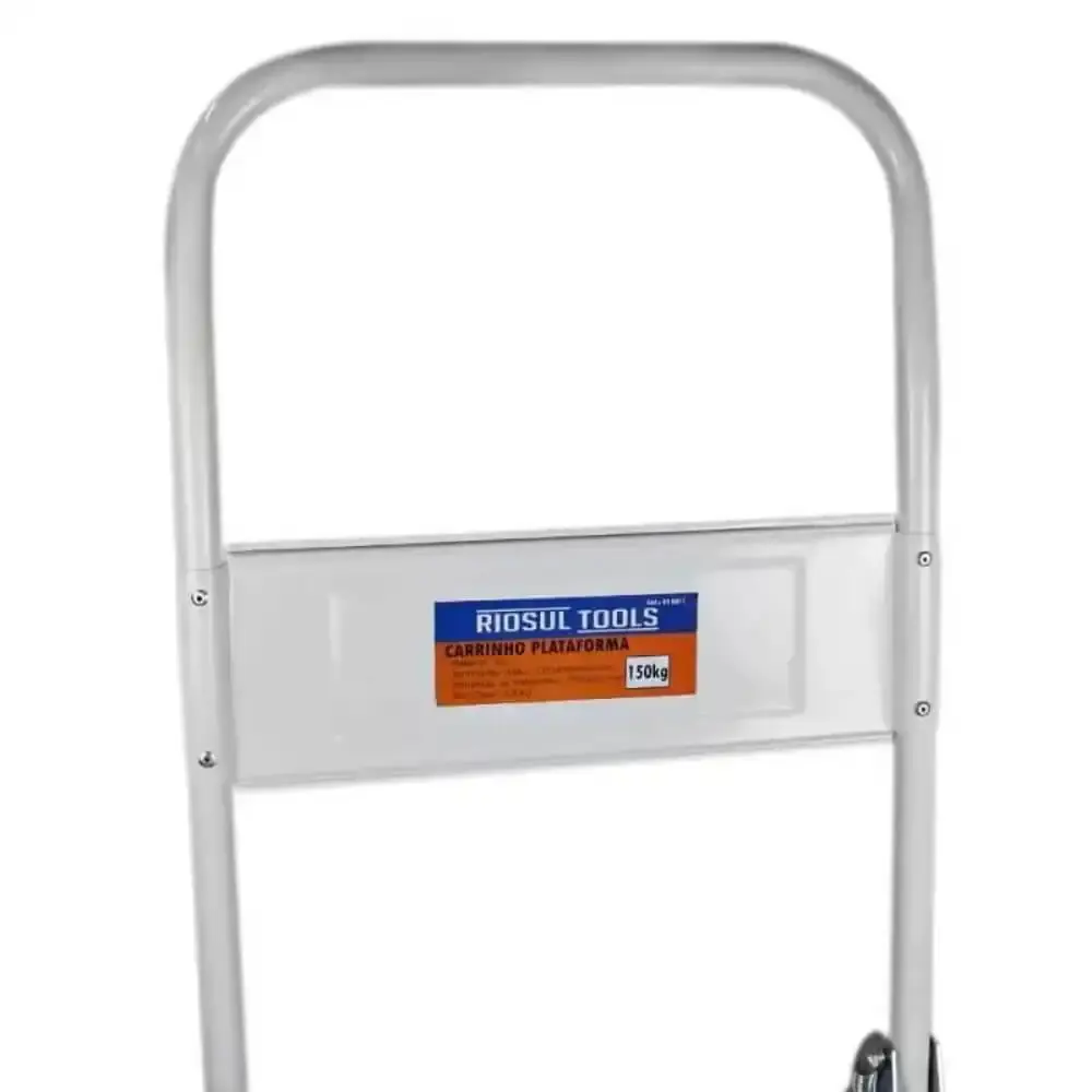 Carrinho plataforma 150 KG dobrável aço riosul tools — fotografia 4