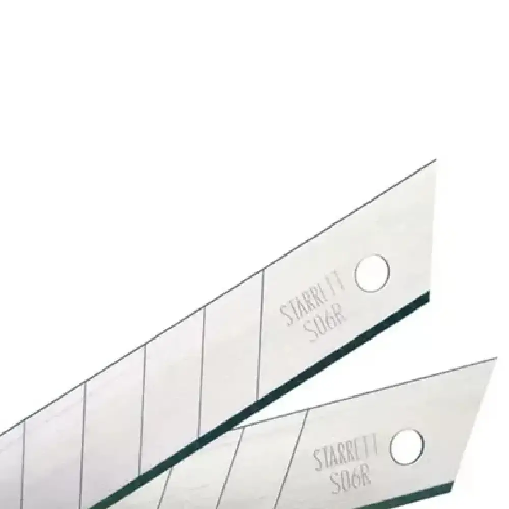 Lâminas para estilete 18MM 10 peças KS06R-1 Starrett — fotografia 4