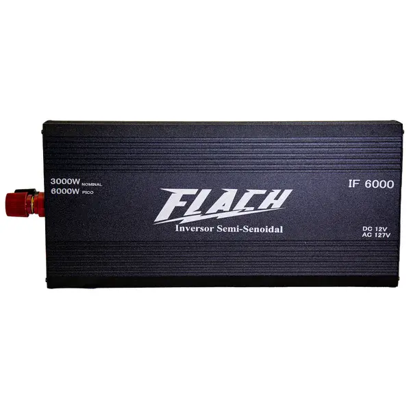 Inversor de tensão IF6000-3 semi senoidal 12V/127V - Flach