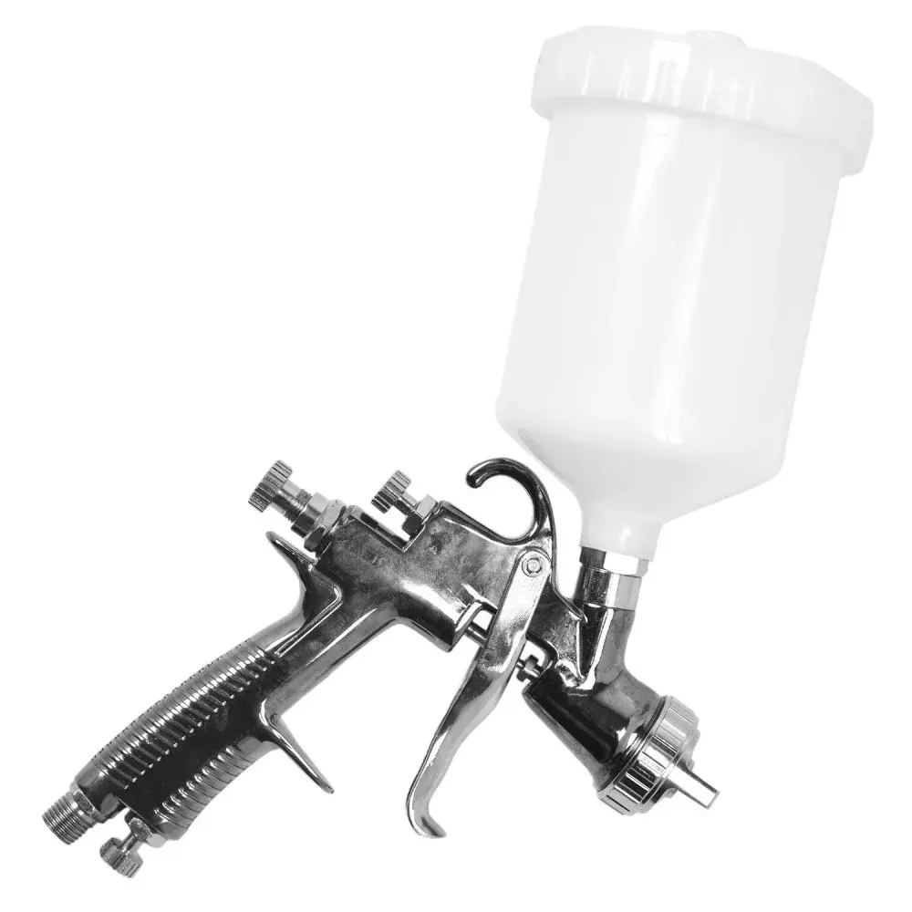 Pistola de pintura de gravidade hvlp 1,3MM 600ML Puma — fotografia 3