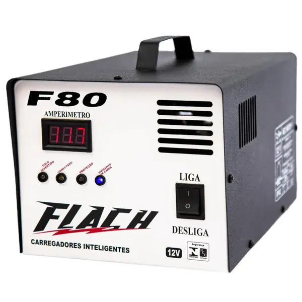 Carregador de baterias F80 - 80 ah - 12V Flach