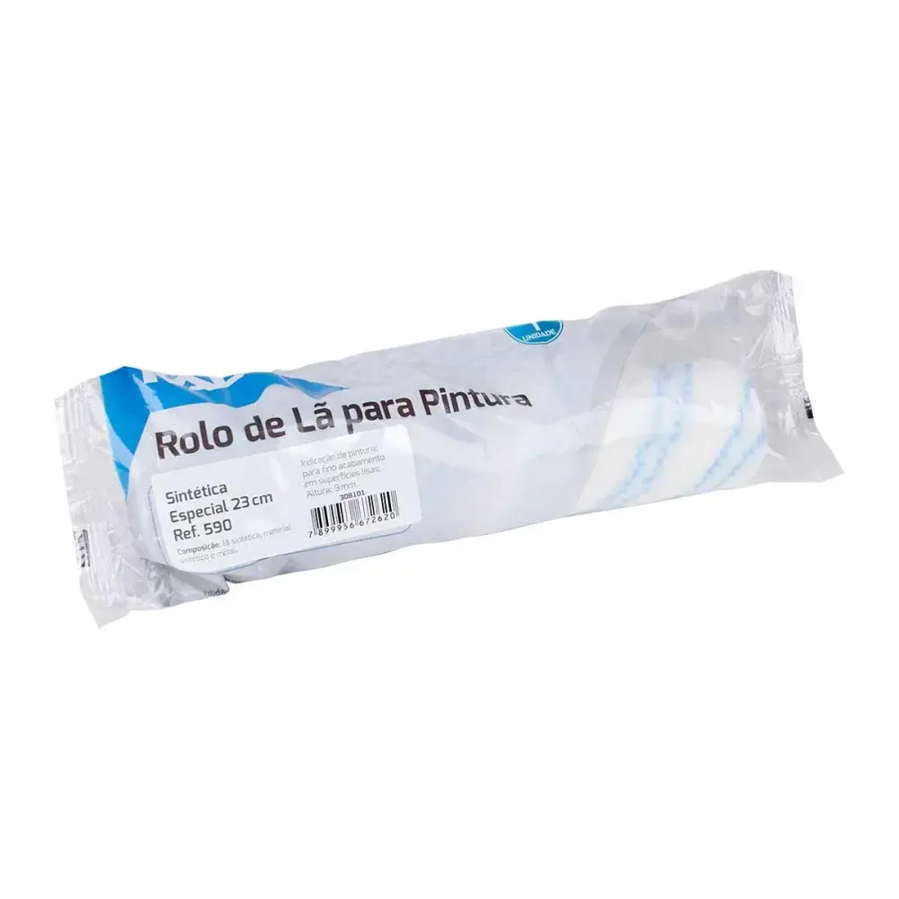 Rolo para pintura lã sintética especial sem suporte 23CM Kala — fotografia 4