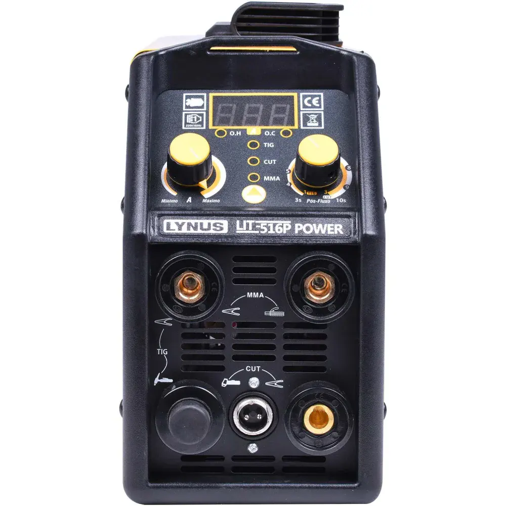Inversor de solda multi-processos LIT-516P power 220V Lynus — fotografia 3