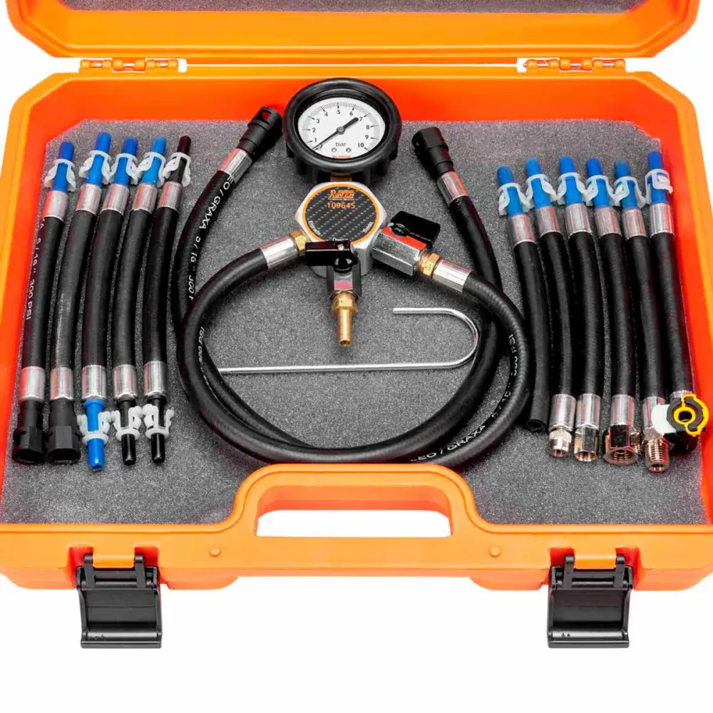 Conjunto para manutenção de motor, medição de pressão e vazão de combustível Raven — fotografia 3