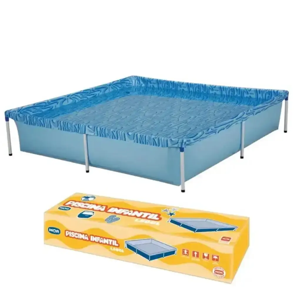 Piscina com Armação 1.500 Litros 189 x 189 x 42 CM MOR — fotografia de referência