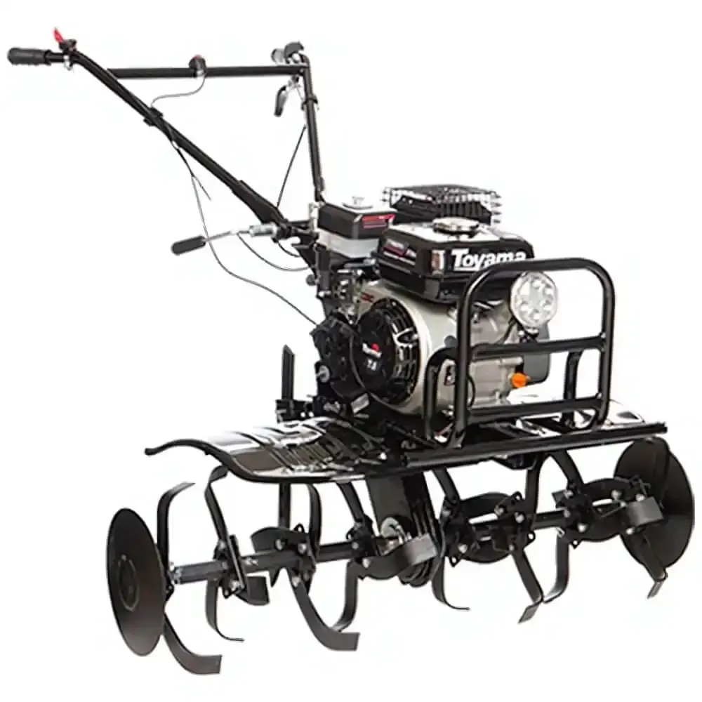 Motocultivador à gasolina 7HP com rodas e enxada rotativa TT90R-XP-U Toyama