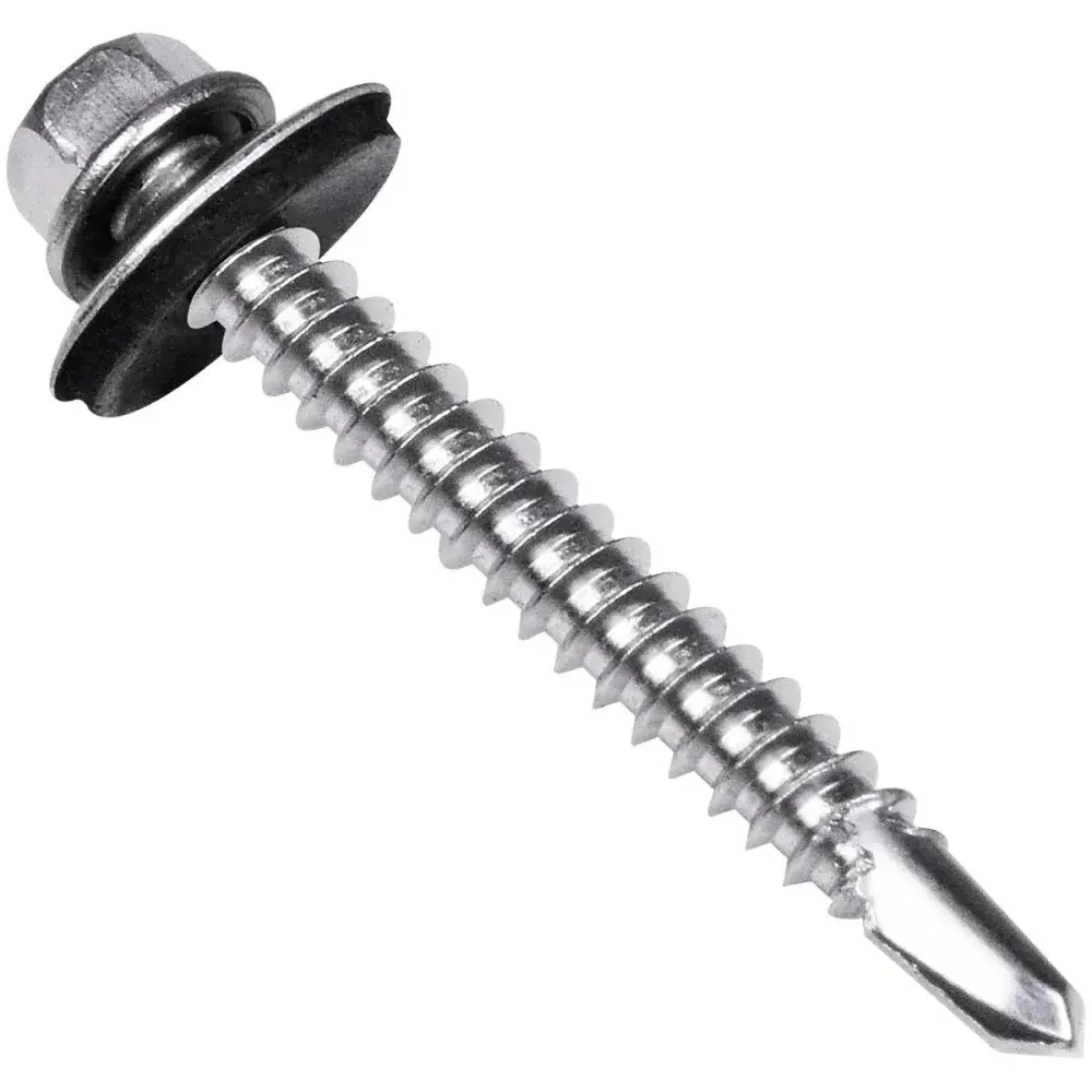 Parafuso ponta broca cs inox 5,5MMX1.1/2 300 peç Worker — fotografia 3