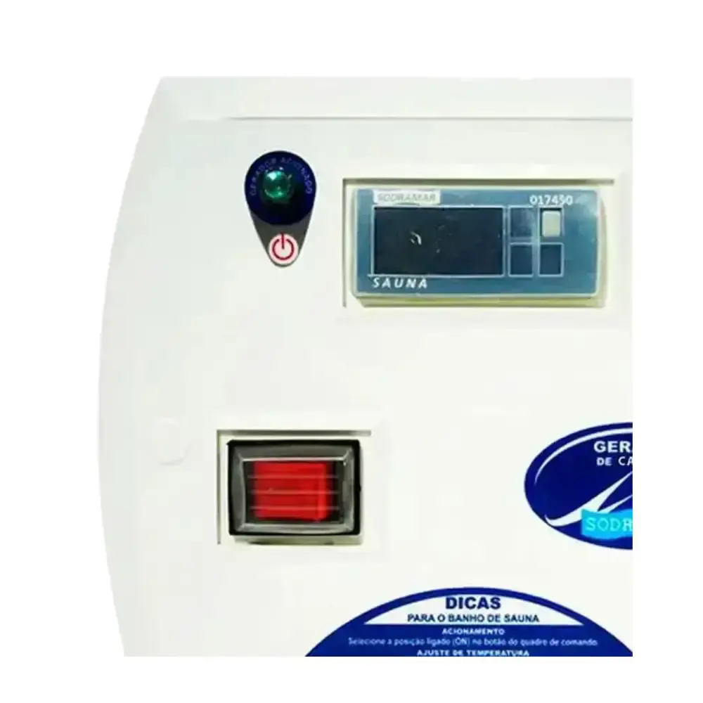 Comando digital contator 50A para gerador de calor sauna seca Sodramar — fotografia 4