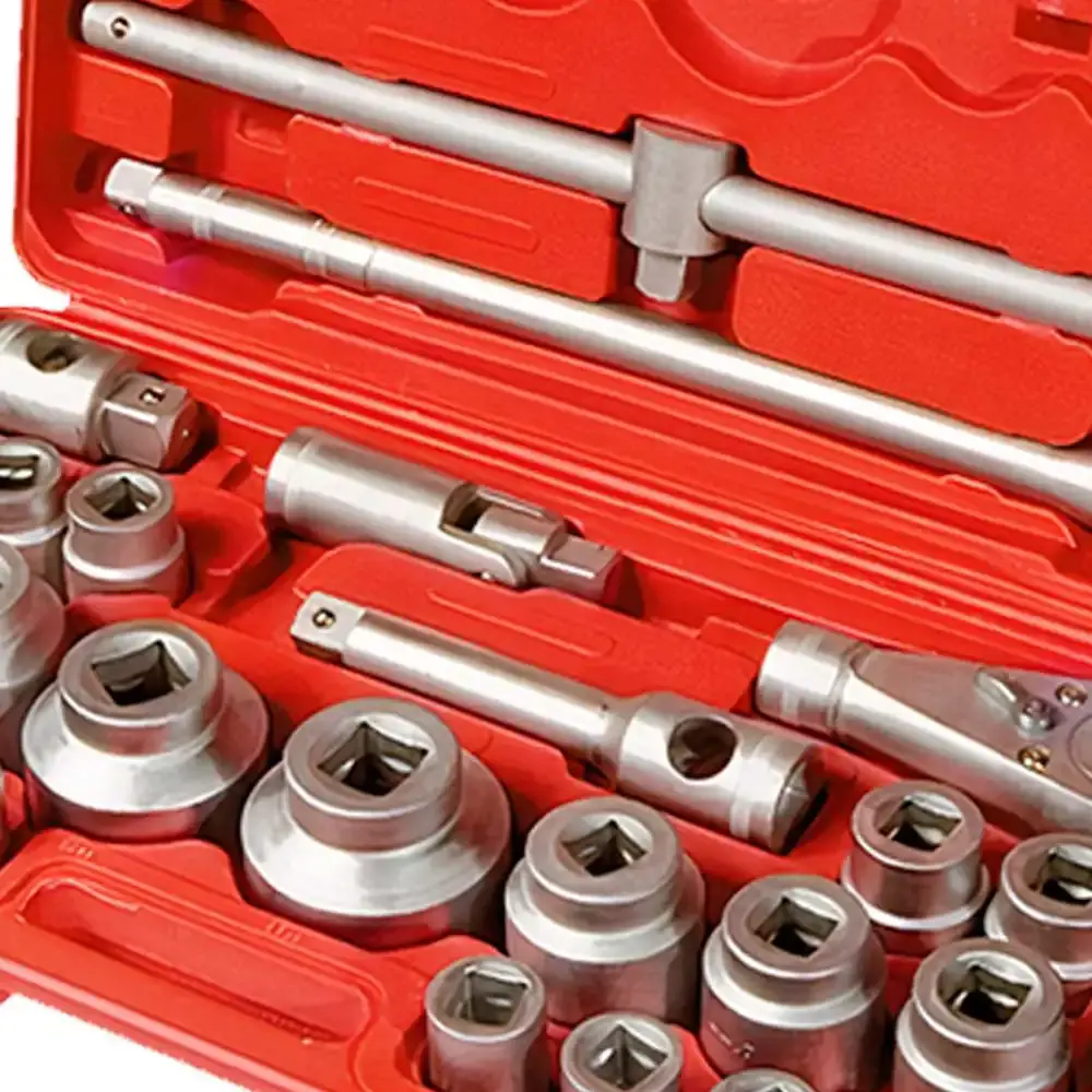 Kit jogo de soquete encaixe 3/4 polegada + 26 peças 135399 MTX — fotografia 5