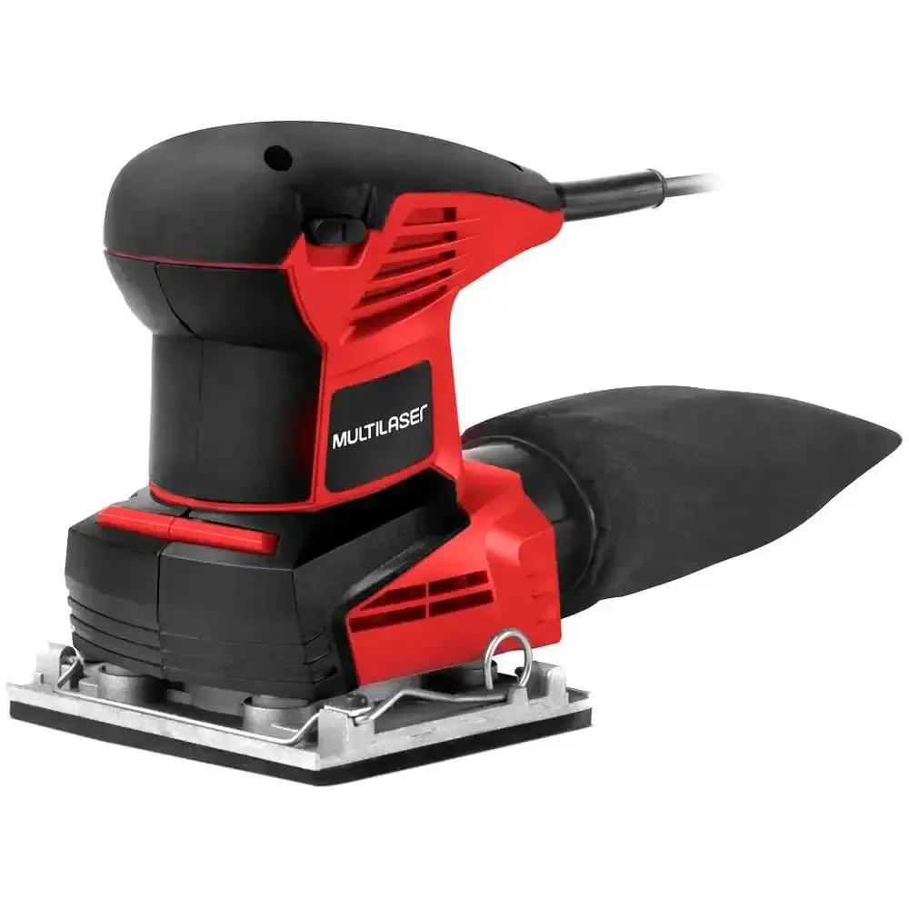 Lixadeira orbital Multilaser 127V 240W vermelha HO054 Multilaser — fotografia 5
