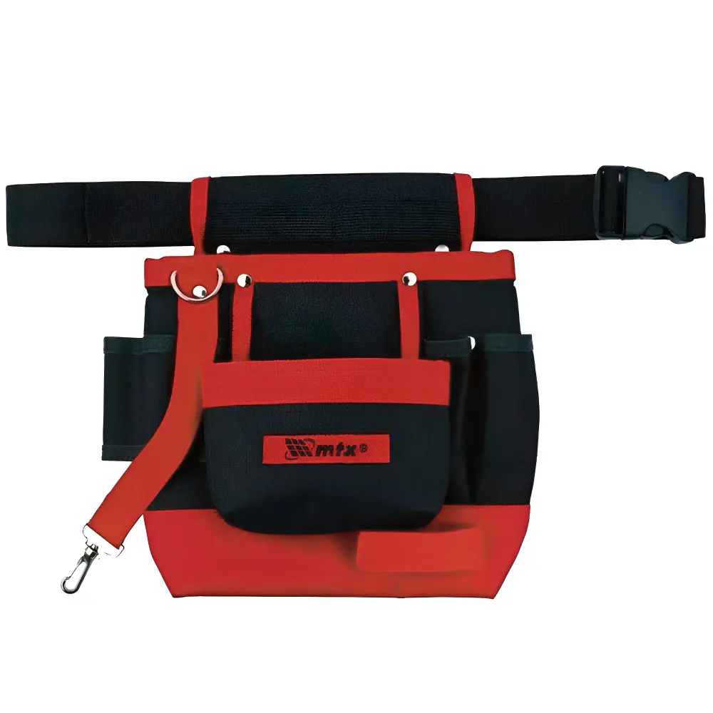 Bolsa em lona para ferramentas 18 POL com 32 bolsos 902569 + cinto MTX — fotografia 5