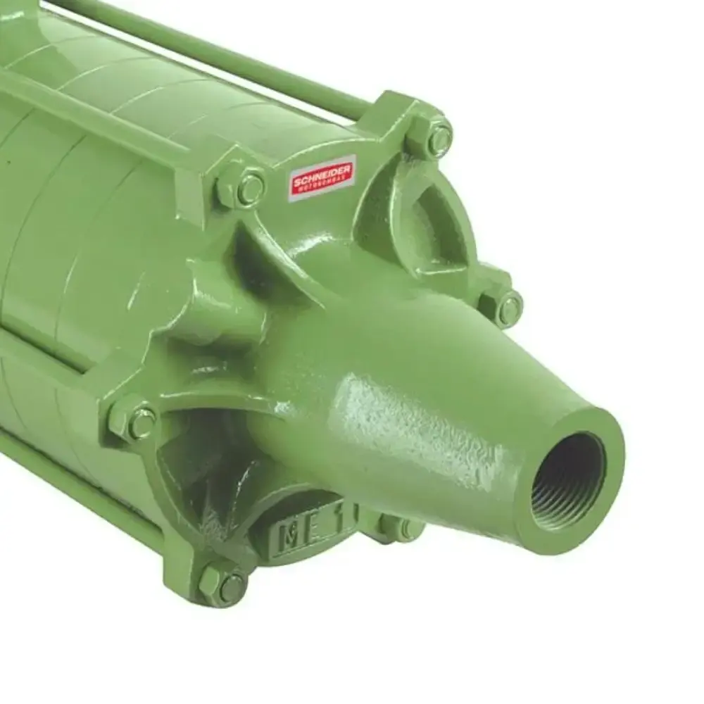 Bomba multi-estágio monofásica 3 CV 6 estágios de alumínio ME-1630 Schneider — fotografia 4
