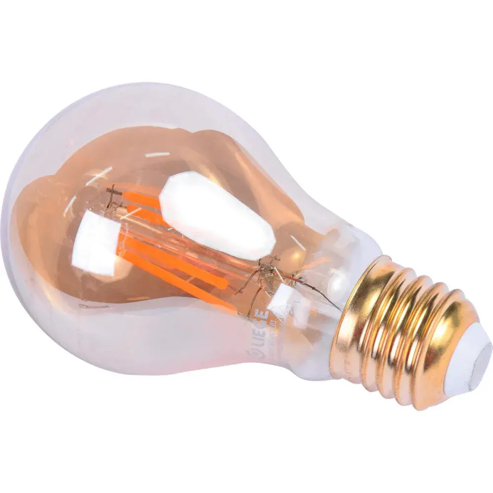 Lâmpada de led filamento vintage âmbar A60 E27 4W biv Liege — fotografia 3