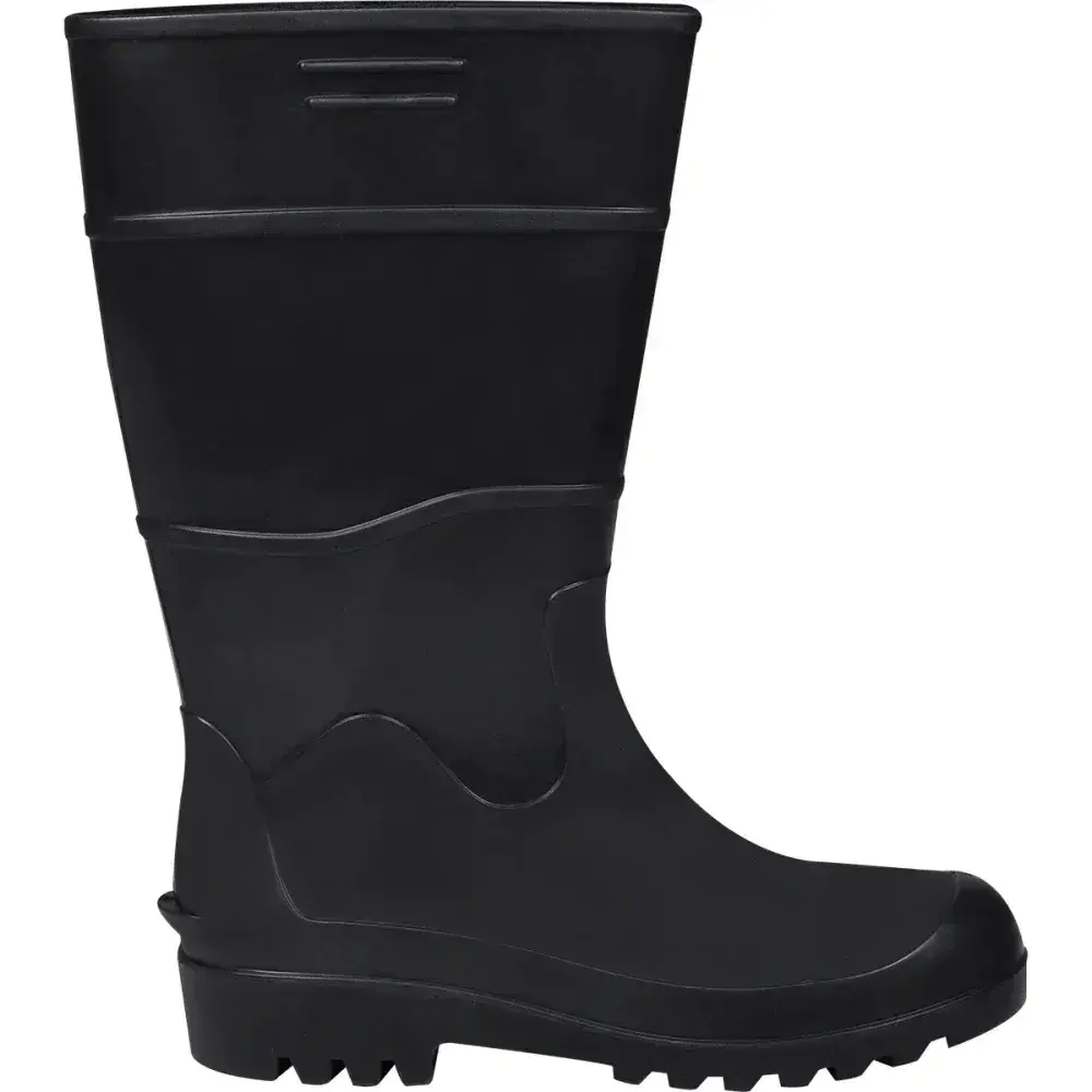 Bota pvc preta cano longo com forro N°35 Worker — fotografia 10