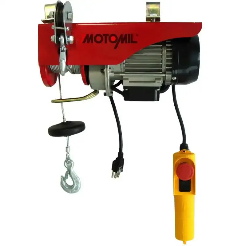 Talha elétrica de 500 à 1000 KG h-a 107 110V MotoMil 110 V