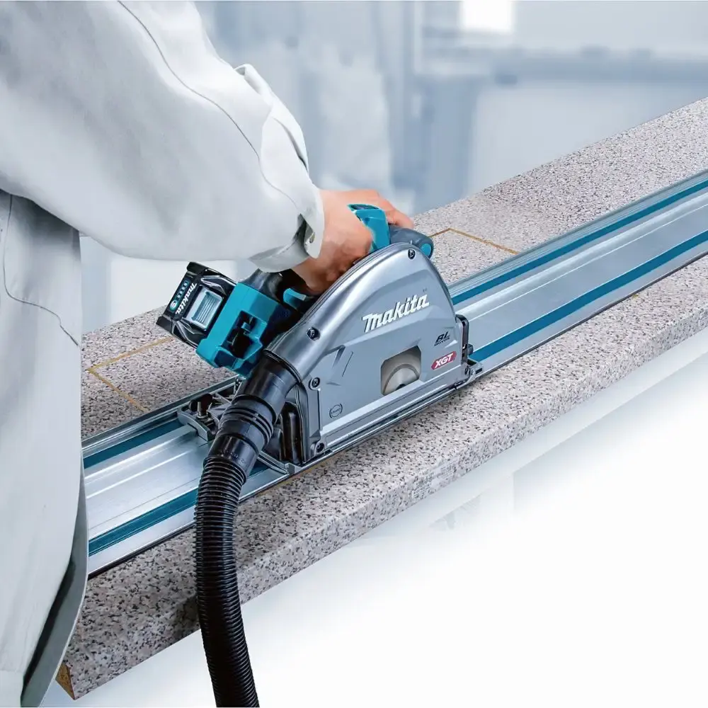 Serra circular 6.1/2 POL 40V brushless sem bateria e carregador SP001GZ Makita — fotografia 2