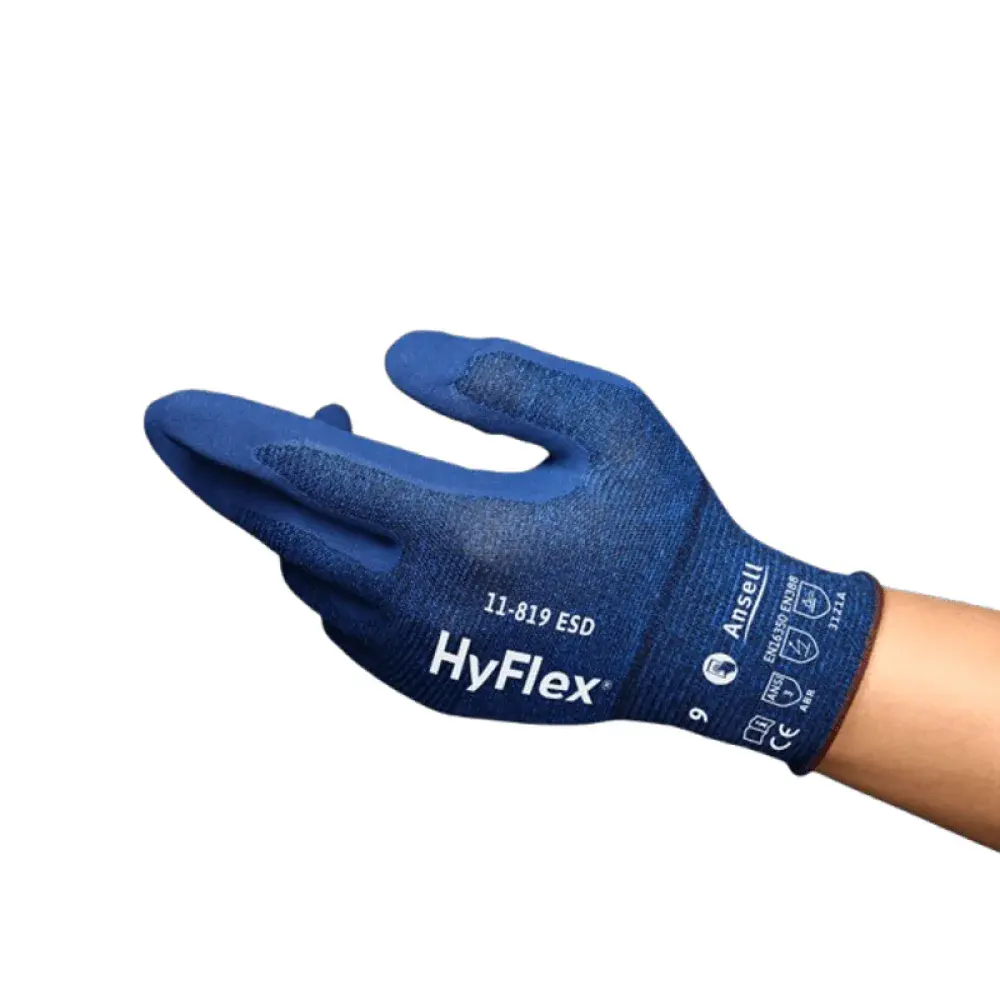 Luva profissionais multiuso hyflex 11-818 azul t 06 CA33395 Ansell — fotografia de referência