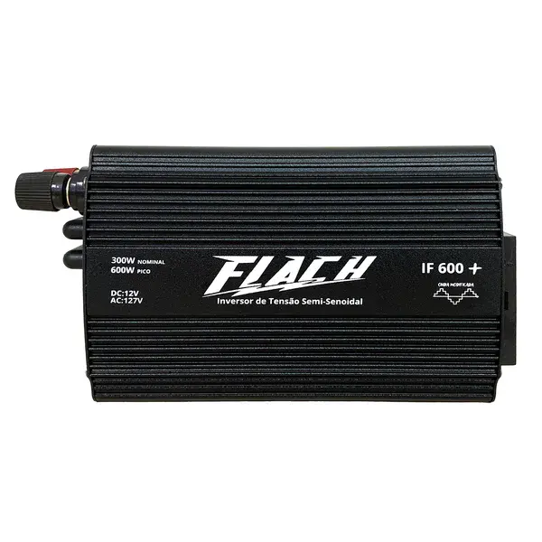 Inversor de tensão IF600-3 semi senoidal 12V/127V - Flach
