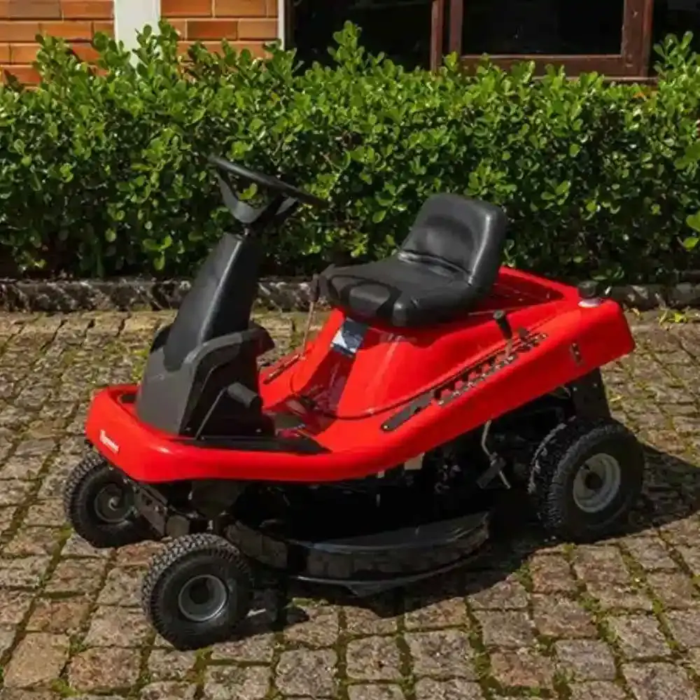 Trator cortador de grama dirigível a gasolina 17HP 30POL TLT30-17M Toyama — fotografia 11