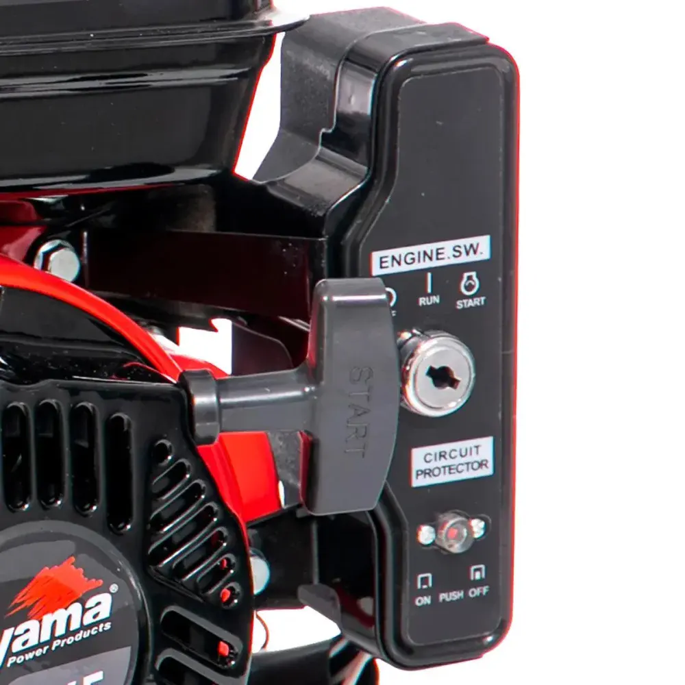 Motor a gasolina TE65EKX e partida elétrica 6.5HP Toyama — fotografia 11