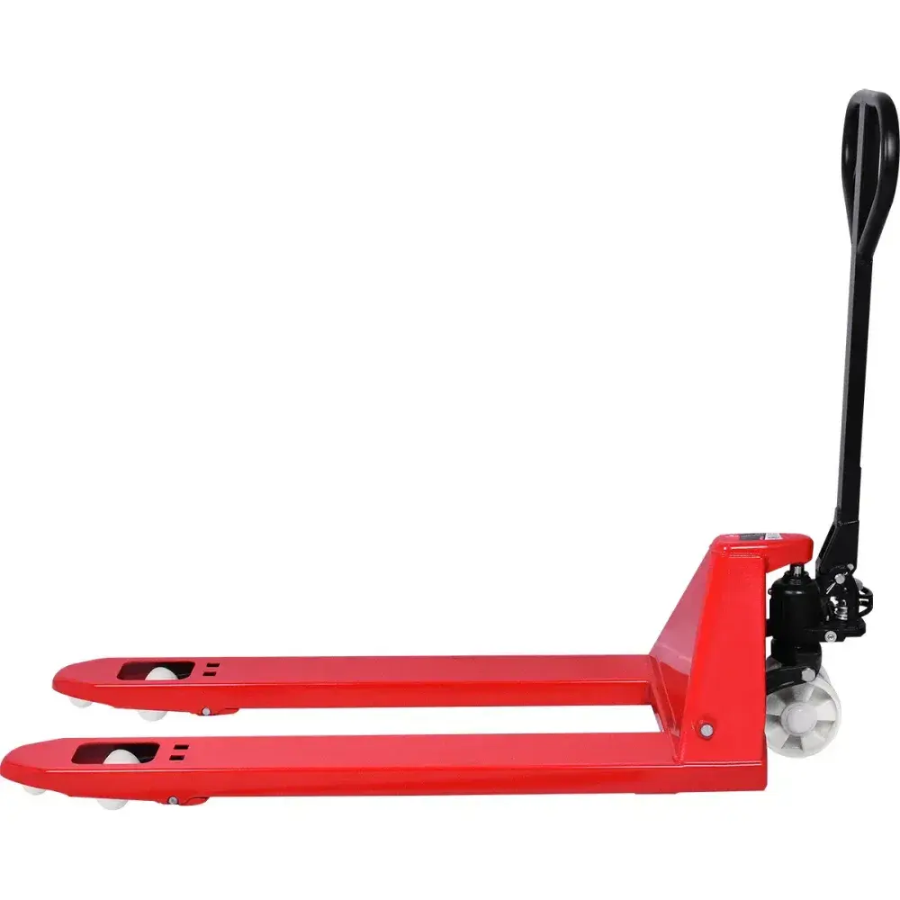 Paleteira hidráulica manual roda simples 2T 685MM Worker — fotografia 7