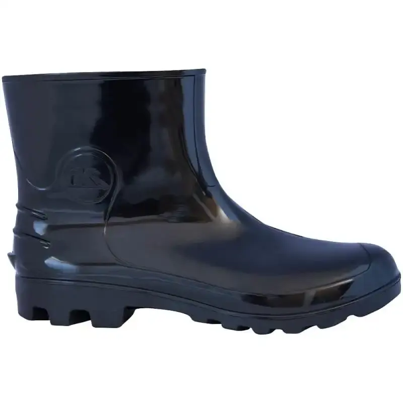 Bota PVC tipo galocha cano curto preta safety boots Kadesh 41 — fotografia 2
