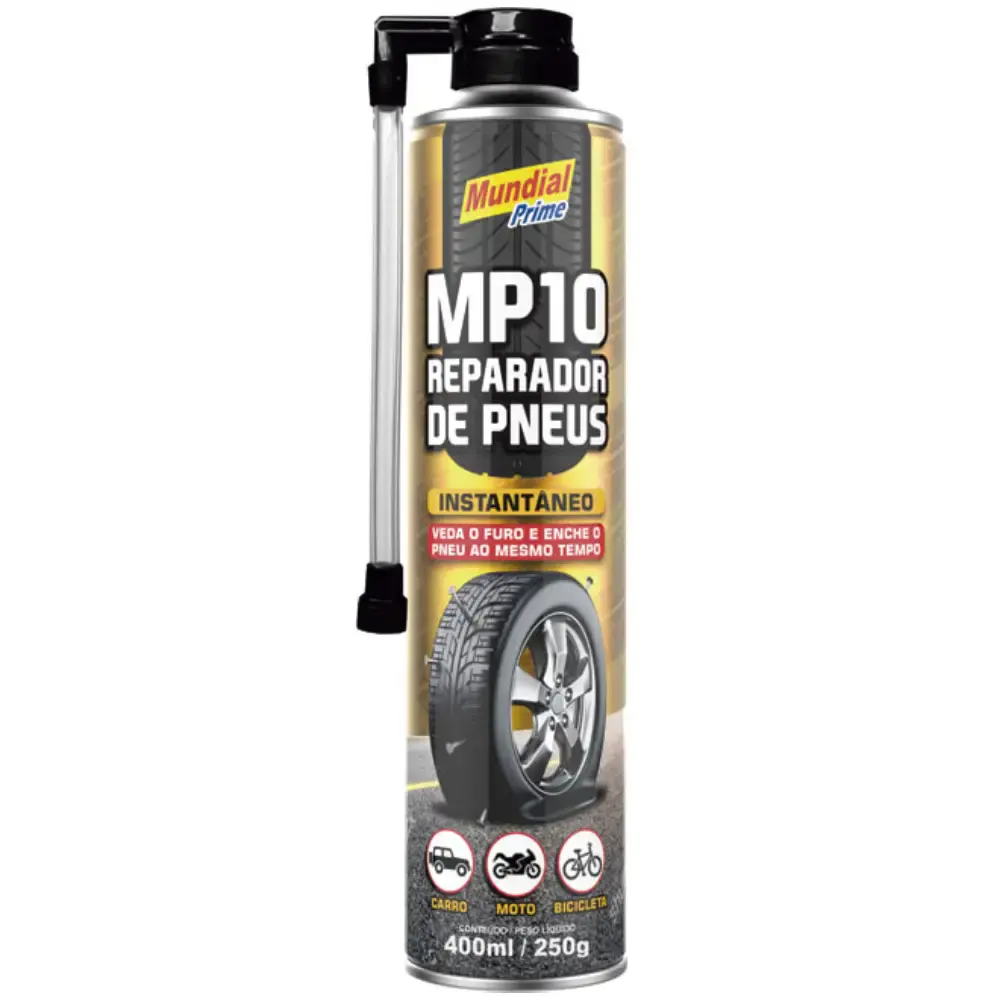 Reparador Automotivo Infla Pneu 400 ml MUNDIAL PRIME