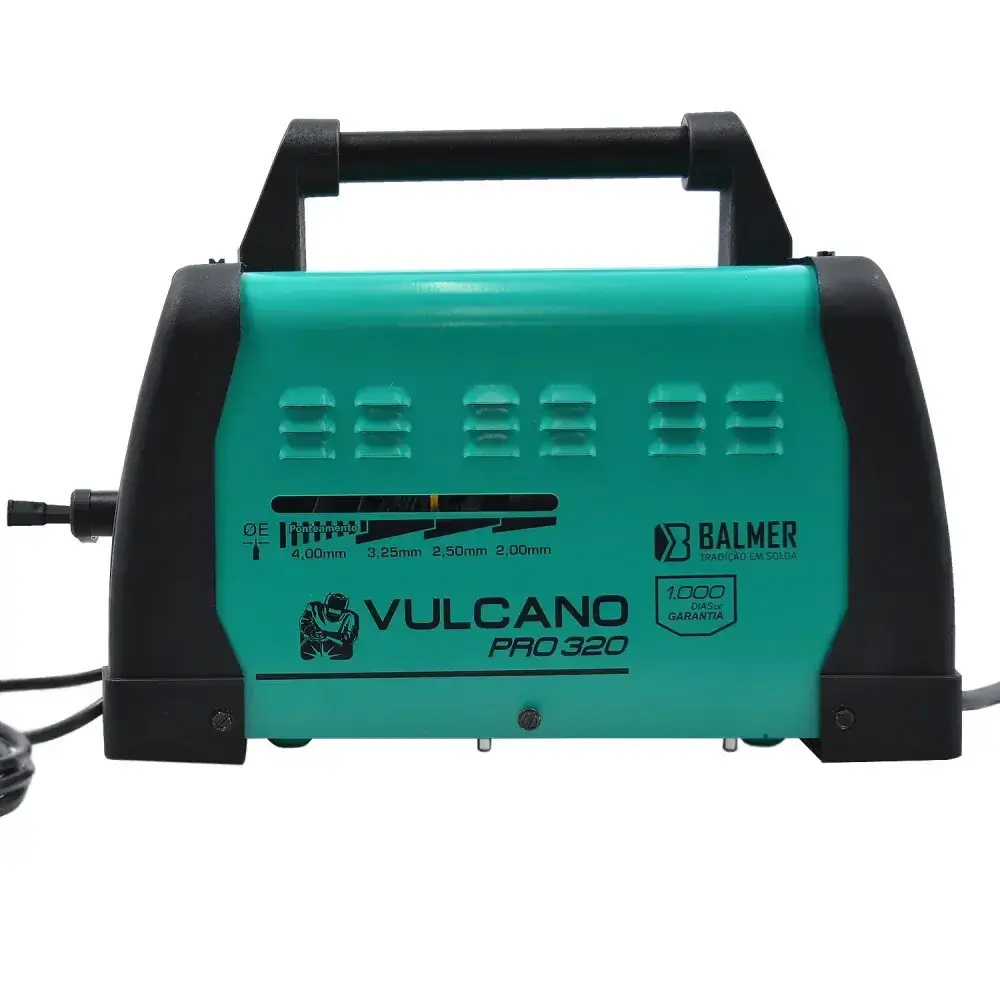 Transformador de solda vulcano pro 320 140A bivolt Balmer — fotografia 7