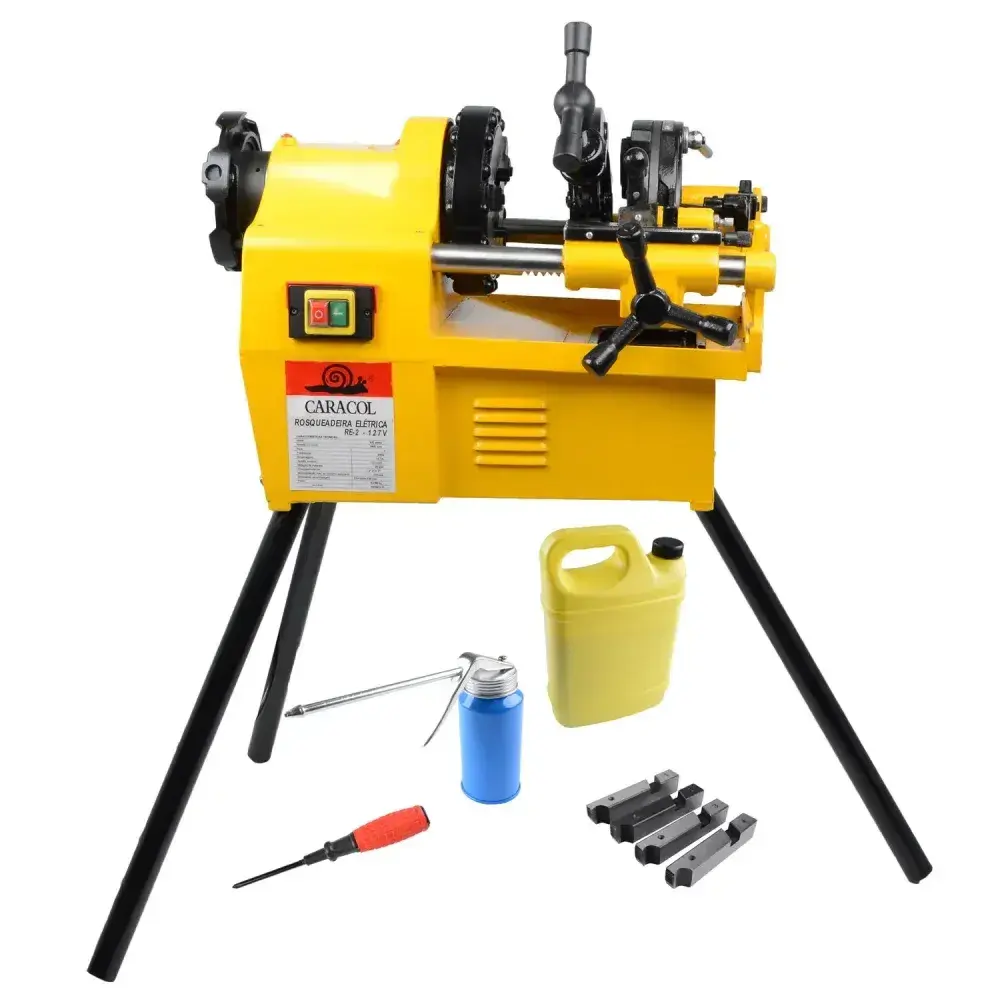 Rosqueadeira elétrica REC-2 1CV 1/2 a 2" bspt 220V da Ferrari — fotografia 8