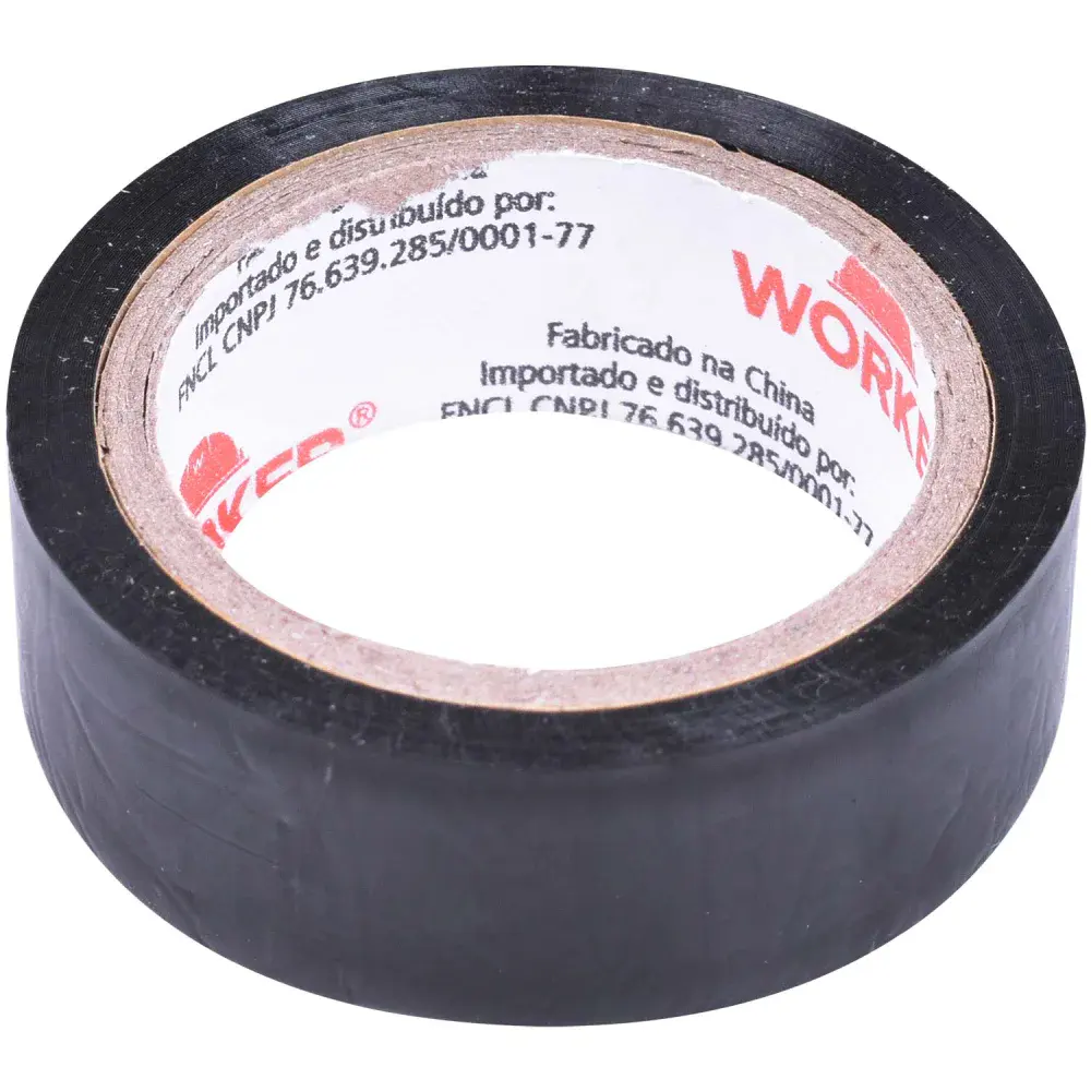 Fita isolante antichama preto 19MMX5M Worker