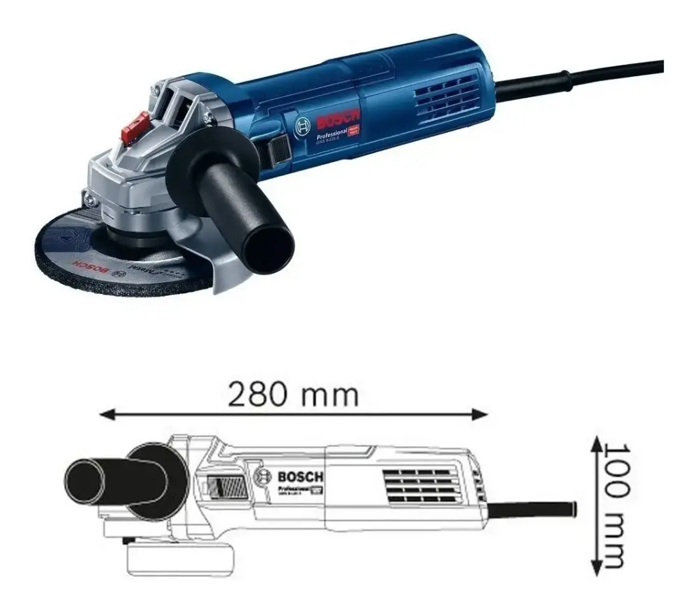 Esmerilhadeira 5 polegadas 900W Bosch gws controle velocidade — fotografia 3