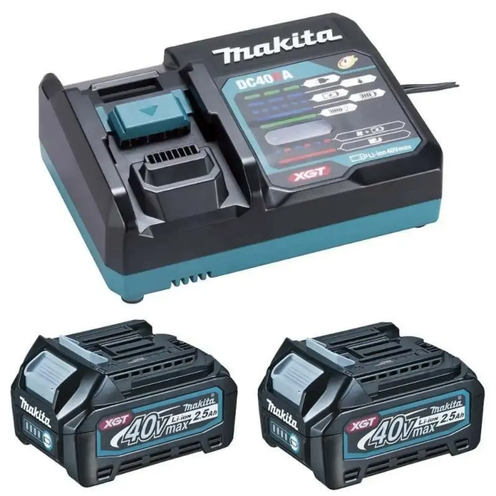 Serra sabre à bateria 40,0V com 2 baterias e maleta JR001GD201 Makita 220 V — fotografia 3
